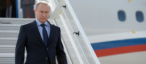 Президент России Владимир Путин Президент России Владимир Путин - Sputnik Азербайджан