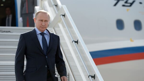 Президент России Владимир Путин - Sputnik Азербайджан