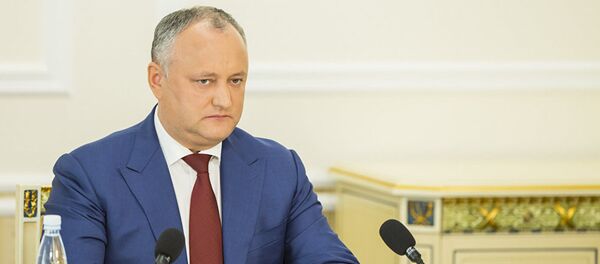 Президент Молдовы Игорь Додон Президент Молдовы Игорь Додон - Sputnik Азербайджан