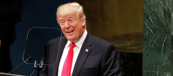 Выступление президента США Дональда Трампа на 73-й сессии Генеральной Ассамблеи ООН, Нью-Йорк, 25 сентября 2018 года Выступление президента США Дональда Трампа на 73-й сессии Генеральной Ассамблеи ООН, Нью-Йорк, 25 сентября 2018 года - Sputnik Азербайджан