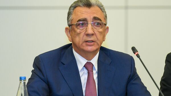 Исполняющий обязанности главы исполнительной власти города Баку Эльдар Азизов - Sputnik Azərbaycan