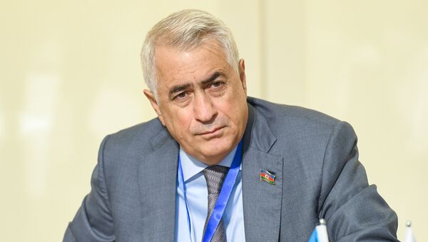 Джавид Гурбанов председатель ЗАО Азербайджанские железные дороги - Sputnik Азербайджан
