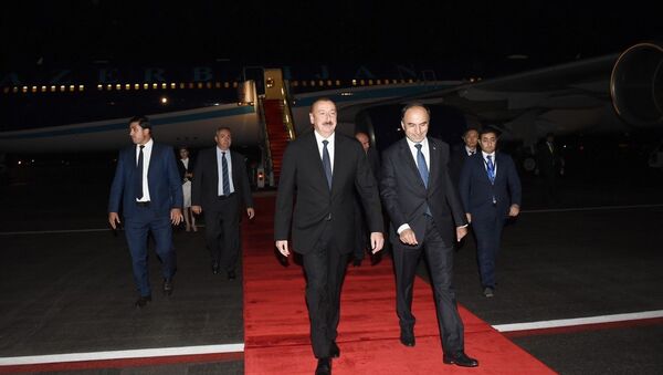 Prezident İlham Əliyev Tacikistana səfərə gedib - Sputnik Azərbaycan