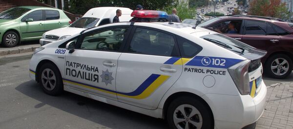 Автомобиль украинской полиции, фото из архива - Sputnik Азербайджан