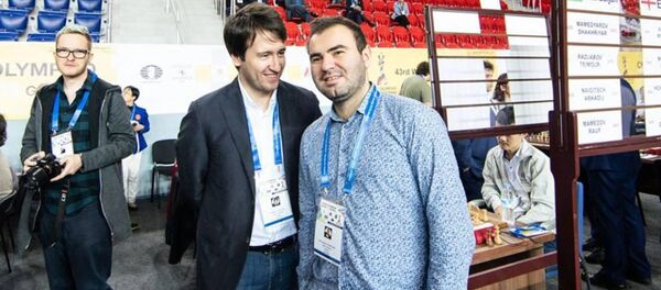 Теймур Раджабов и Шахрияр Мамедъяров Теймур Раджабов и Шахрияр Мамедъяров - Sputnik Азербайджан