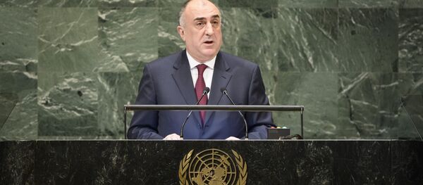 Выступление главы МИД Азербайджана Эльмара Мамедъярова на Генассамблее ООН - Sputnik Азербайджан