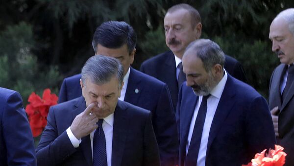 Заседание Совета глав государств СНГ в Душанбе  - Sputnik Азербайджан