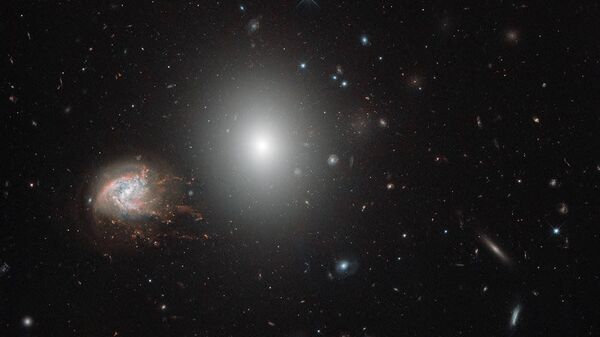 Спиральная галактика NGC 4858 - Sputnik Azərbaycan