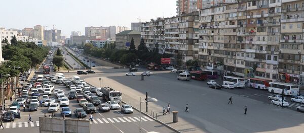 Пересечение Московского проспекта с улицей 20 января — Шамахинская дорога Пересечение Московского проспекта с улицей 20 января — Шамахинская дорога - Sputnik Азербайджан