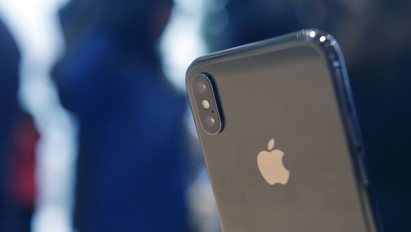 Apple iPhone X, arxiv şəkli - Sputnik Azərbaycan