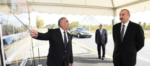 В Губе состоялось открытие автомобильной дороги Идрисгышлаг-Гасымгышлаг-Хасполад-Заргава-Асперести-Чайгышлаг В Губе состоялось открытие автомобильной дороги Идрисгышлаг-Гасымгышлаг-Хасполад-Заргава-Асперести-Чайгышлаг - Sputnik Азербайджан