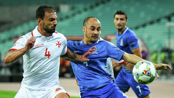 Матч 4-го тура группы 3 Дивизиона D Лиги наций по футболу между сборными Азербайджана и Мальты - Sputnik Азербайджан