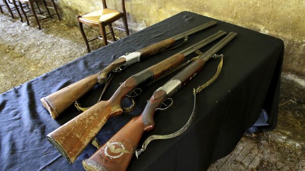 Охотничьи ружья, фото из архива - Sputnik Azərbaycan