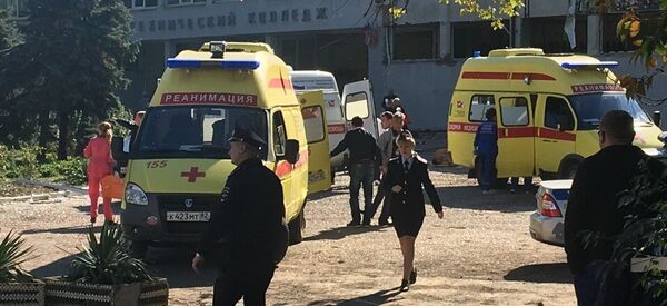 Нападение на керченский колледж Нападение на керченский колледж - Sputnik Азербайджан