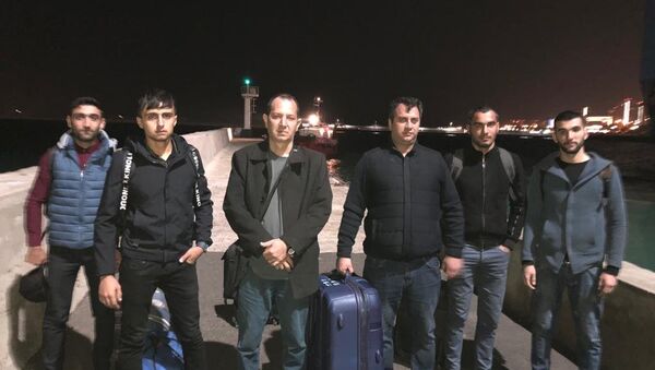 Шесть граждан Азербайджана — члены экипажа теплохода FOM - Sputnik Азербайджан