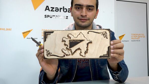 Sputnik, созданный огнем: мастер-класс по пирографии - Sputnik Азербайджан