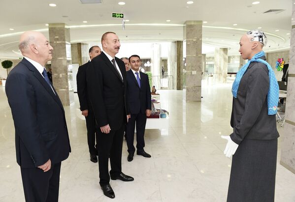 Ильхам Алиев принял участие в открытии комплекса ASAN Həyat в Имишли - Sputnik Азербайджан
