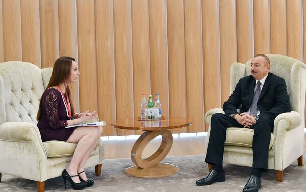 Президент Ильхам Алиев встретился с президентом Межпарламентского союза - Sputnik Azərbaycan