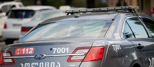 Автомобиль патрульной полиции Грузии Автомобиль патрульной полиции Грузии - Sputnik Азербайджан