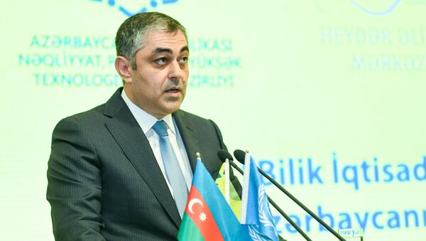 Министр транспорта, связи и высоких технологий Азербайджана Рамин Гулузаде  - Sputnik Azərbaycan