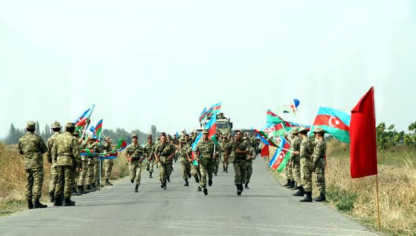Личный состав ВС Азербайджана повышает выносливость Личный состав ВС Азербайджана повышает выносливость - Sputnik Азербайджан