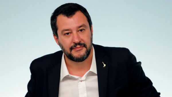 İtaliya baş nazirinin müavini və Daxili İşlər naziri Matteo Salvini - Sputnik Azərbaycan