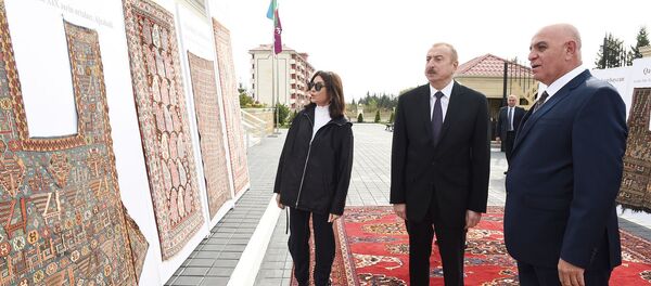 Ильхам Алиев принял участие в открытии Агдамского филиала Открытого акционерного общества Азерхалча - Sputnik Азербайджан