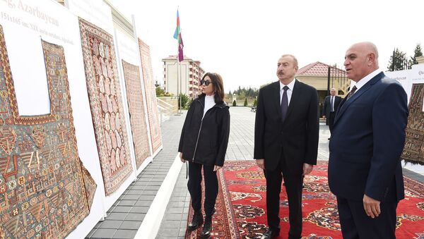 Ильхам Алиев принял участие в открытии Агдамского филиала Открытого акционерного общества Азерхалча - Sputnik Азербайджан