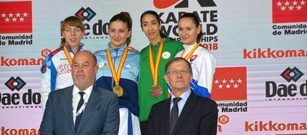 Азербайджанская спортсменка Ирина Зарецкая Азербайджанская спортсменка Ирина Зарецкая - Sputnik Азербайджан