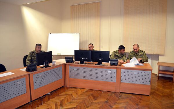 Командно-штабные военные игры в Азербайджанской Армии - Sputnik Азербайджан