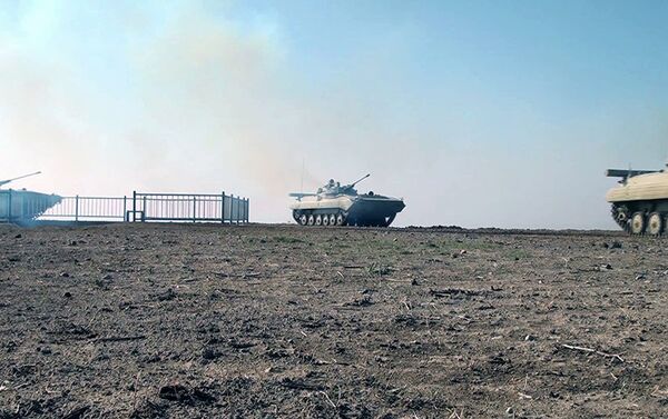 В рамках КШВИ войска Нахчыванского гарнизона подняты по тревоге - Sputnik Азербайджан