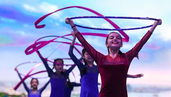 Церемония открытия Кубка мира по акробатике в Баку - Sputnik Азербайджан