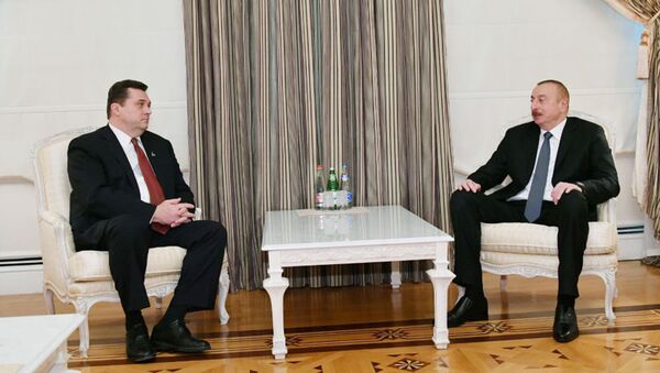 Президент Ильхам Алиев принял председателя Союза журналистов России - Sputnik Азербайджан