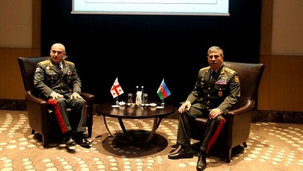 Состоялась встреча между Министром обороны Азербайджана и начальником Генерального штаба ВС Грузии - Sputnik Азербайджан