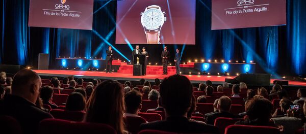 Церемония награждения победителей Grand Prix d'Horlogerie de Genève - Sputnik Азербайджан