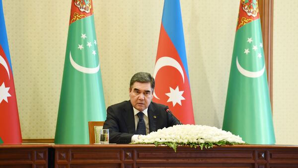 Президент Туркменистана Гурбангулы Бердымухамедов  - Sputnik Azərbaycan