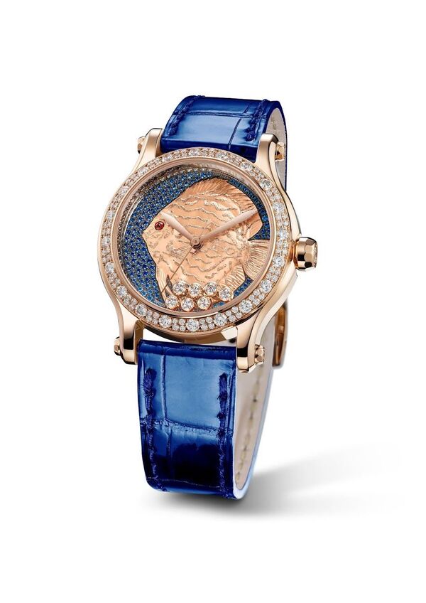 Ювелирный дом Chopard отметил 25-летие часов Happy Sport Ювелирный дом Chopard отметил 25-летие часов Happy Sport - Sputnik Азербайджан
