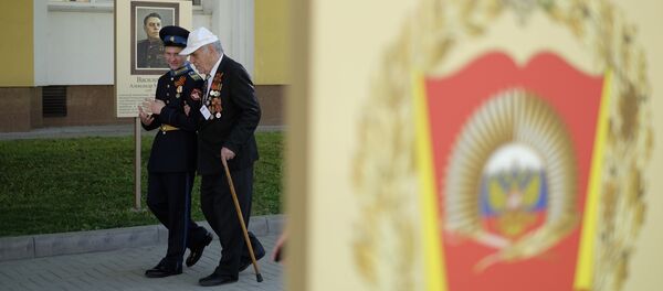 Ветераны Великой Отечественной войны, фото из архива - Sputnik Азербайджан