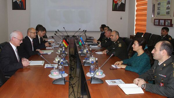 Состоялась встреча между военными юридическими экспертами Азербайджана и Германии - Sputnik Азербайджан