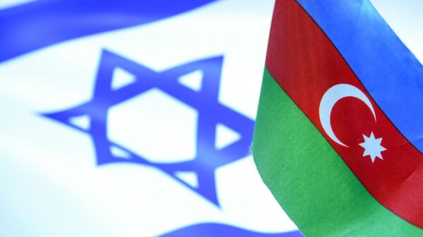 İsrail - Azərbaycan bayrağı - Sputnik Азербайджан
