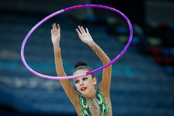 25-е первенство Азербайджана и пятый Межрегиональной кубок по художественной гимнастике - Sputnik Азербайджан