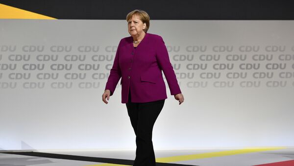 Федеральный канцлер Германии Ангела Меркель - Sputnik Azərbaycan