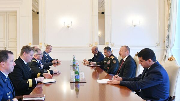 Президент Ильхам Алиев принял верховного главнокомандующего объединенными силами НАТО в Европе - Sputnik Азербайджан