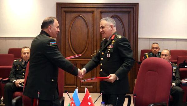В Анкаре завершилось одиннадцатое заседание Азербайджано-турецкого военного диалога на высшем уровне - Sputnik Азербайджан