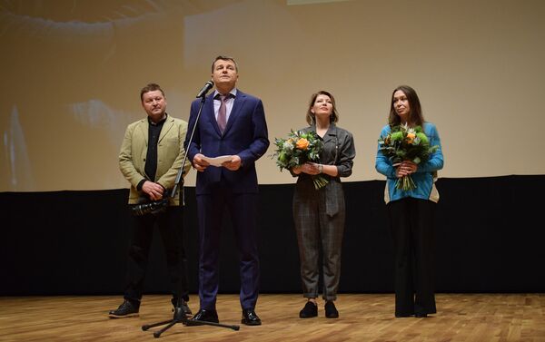 В киноцентре Низами состоялась презентация документального фильма Qara Qarayev. Yol - Sputnik Азербайджан