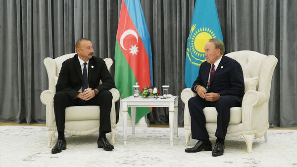 Nursultan Nazarbayev və İlham Əliyev - Sputnik Azərbaycan