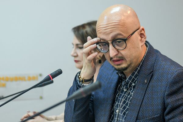 Генеральный директор дистрибуционной компании Cinema Distrubution Джафар Ахундзаде - Sputnik Азербайджан