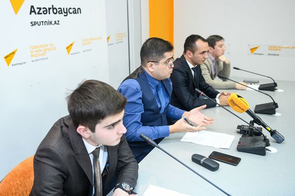 Эксперты в ходе обсуждения региональной безопасности в 2019 году в мультимедийном пресс-центре Sputnik Азербайджан - Sputnik Азербайджан