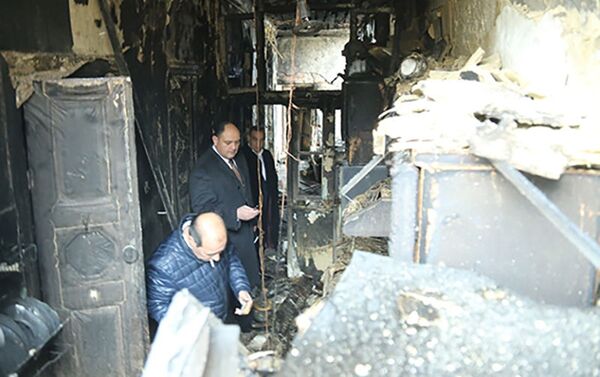 Дом в Ясамальском районе Баку в котором произошел взрыв - Sputnik Азербайджан