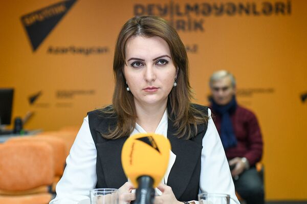 Помощник президента Международного фонда Евразия-пресс Анастасия Лаврина - Sputnik Азербайджан